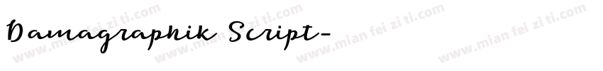 Damagraphik Script字体转换